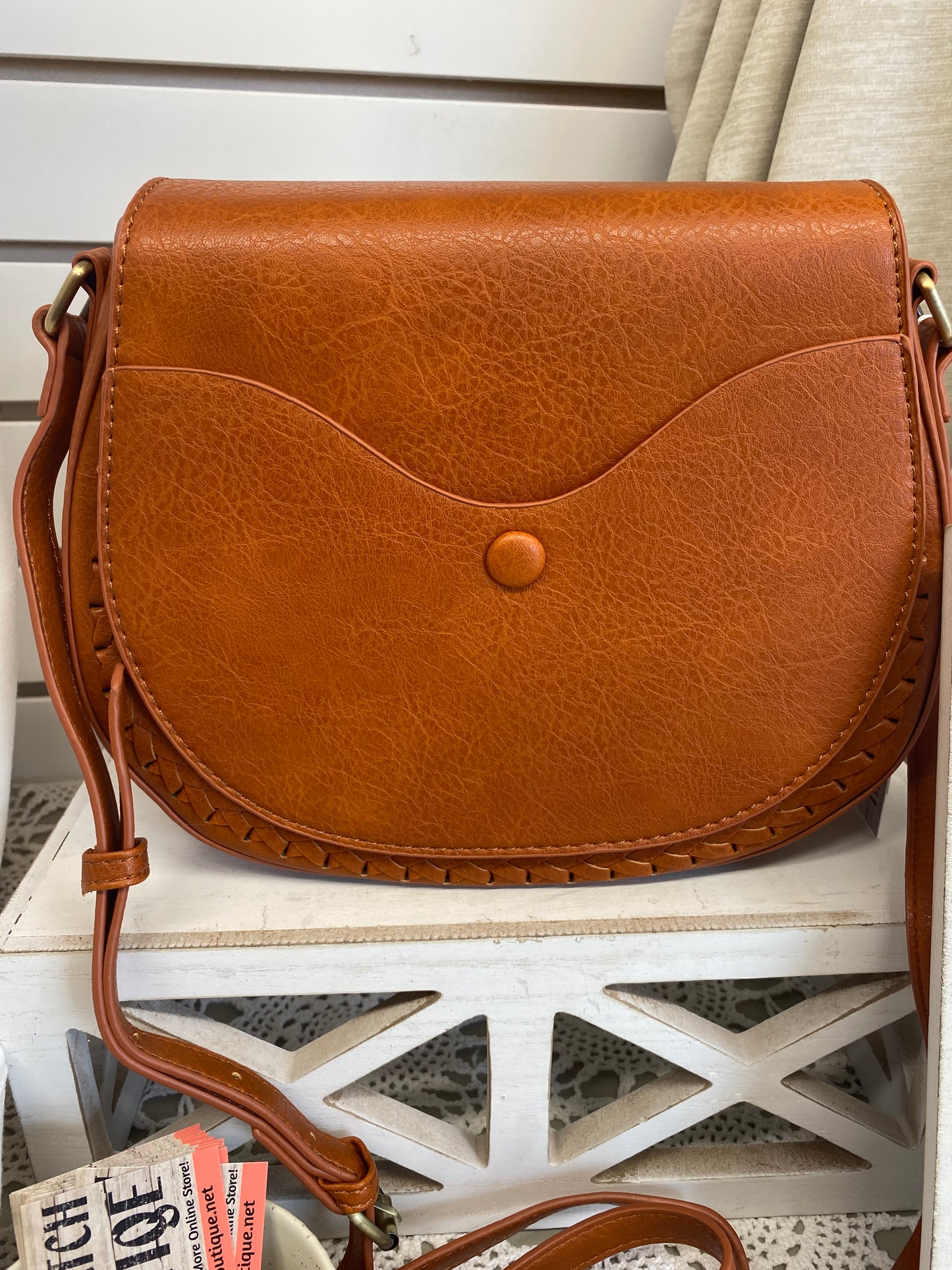 Bronze Saddlebag Purse