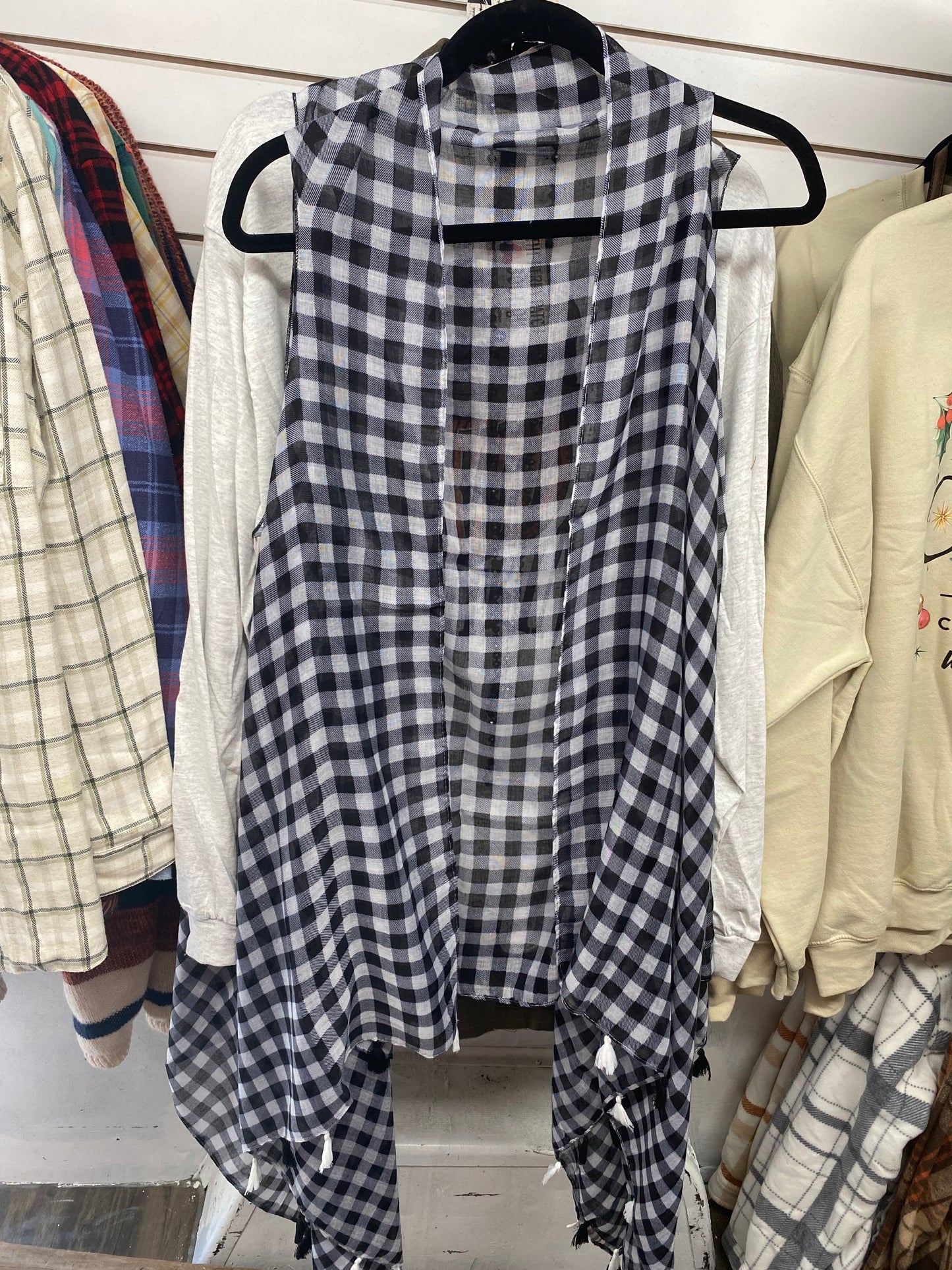 Checkered Vest