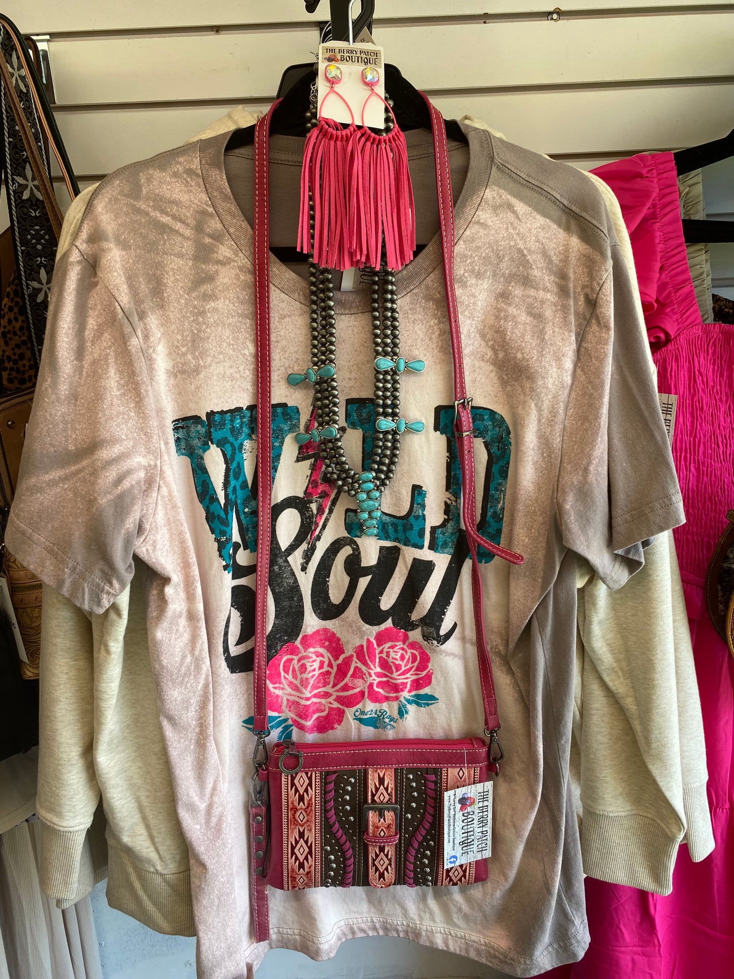 Pink Montana West Crossbody