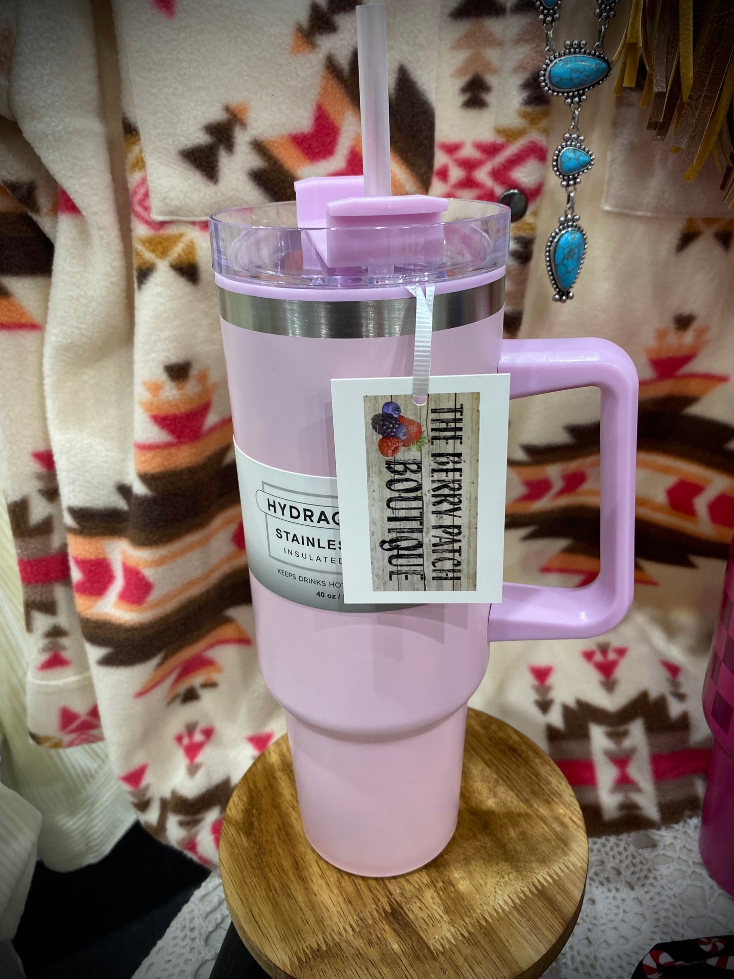 Lilac 40oz Stainless Steel Tumbler