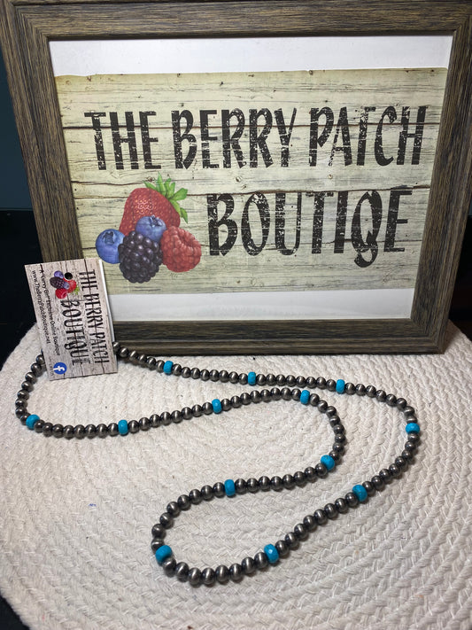 Silver & Turquoise Beads