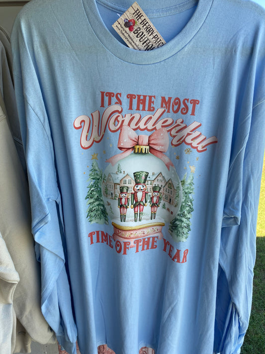 Nutcracker Blue Long Sleeve Tshirt