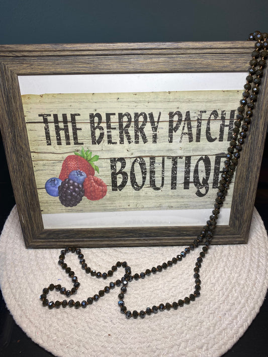 Dark Gray Beads