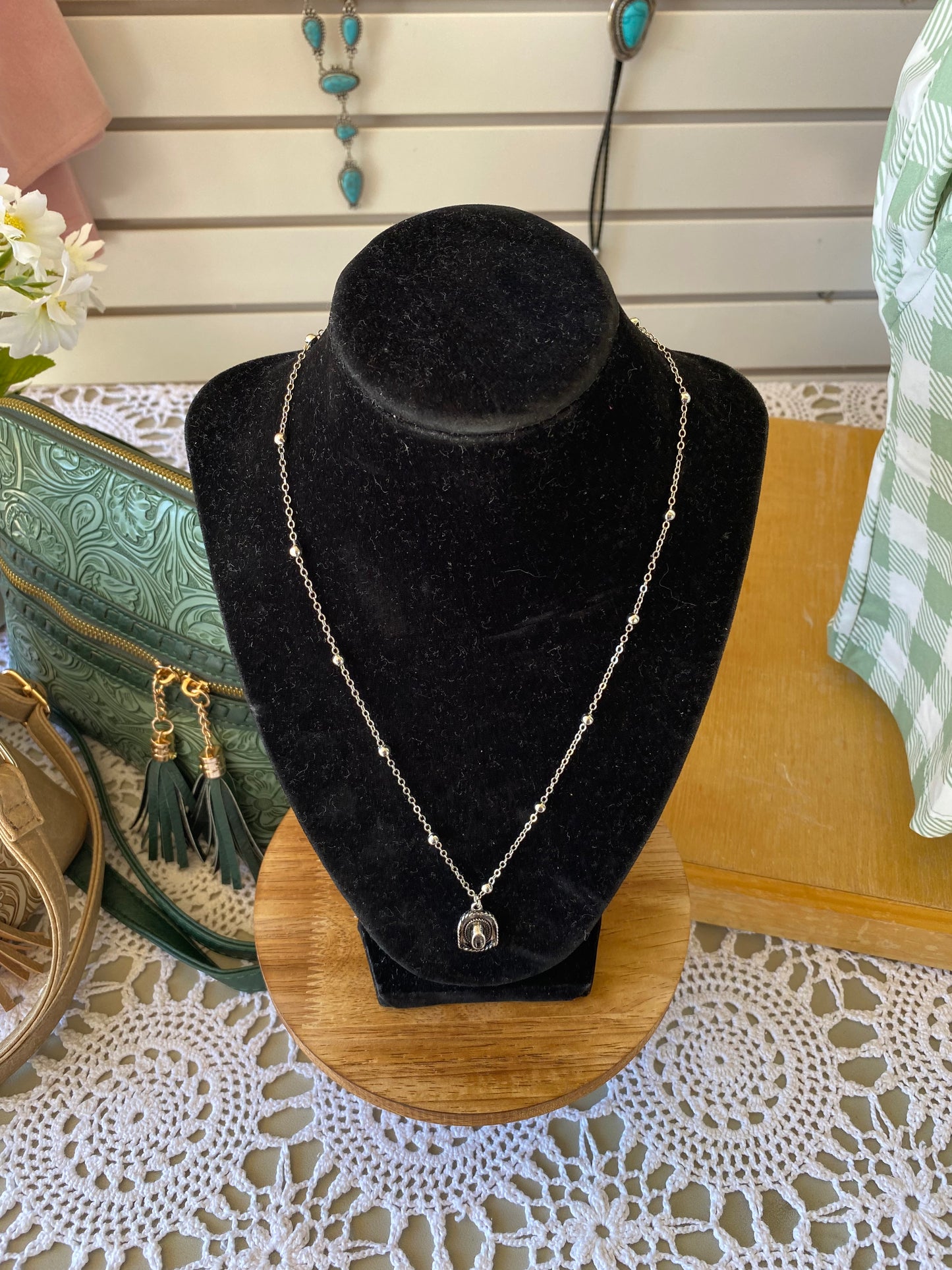 Cowboy Hat Necklace
