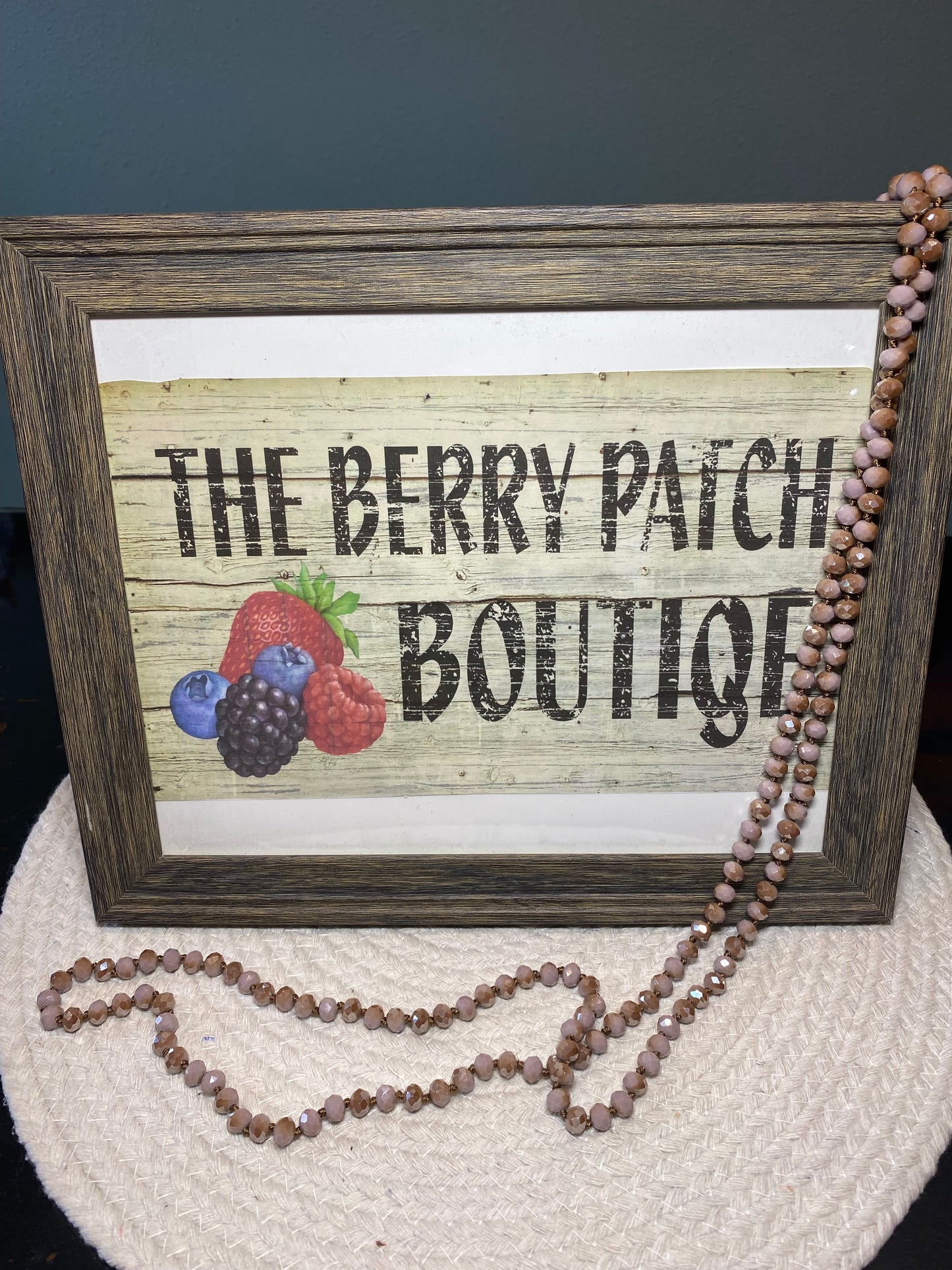Mauve Beads