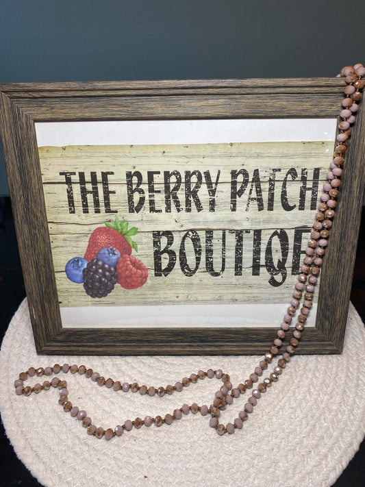 Mauve Beads